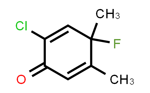 2-Chloro-4-Fluoro-4,5-Dimethyl-2,5-Cyclohexadien-1-One