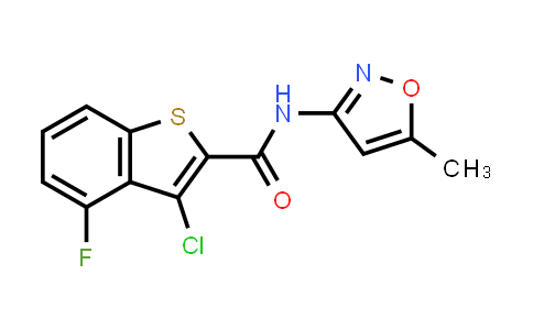 3-Chloro-4-Fluoro-N-(5-Methyl-1,2-Oxazol-3-Yl)-1-Benzothiophene-2-Carboxamide
