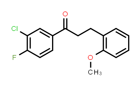 1-(3-Chloro-4-fluorophenyl)-3-(2-methoxyphenyl)-1-propanone
