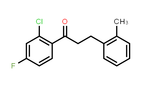1-(2-Chloro-4-fluorophenyl)-3-(2-methylphenyl)-1-propanone