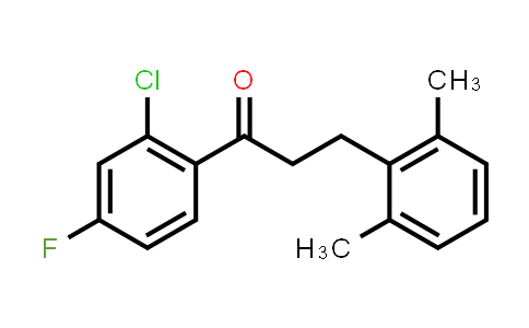 1-(2-Chloro-4-fluorophenyl)-3-(2,6-dimethylphenyl)-1-propanone