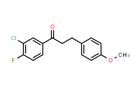 1-(3-Chloro-4-fluorophenyl)-3-(4-methoxyphenyl)-1-propanone