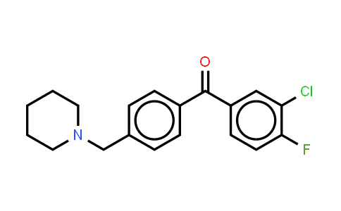 (3-Chloro-4-fluorophenyl)[4-(1-piperidinylmethyl)phenyl]methanone