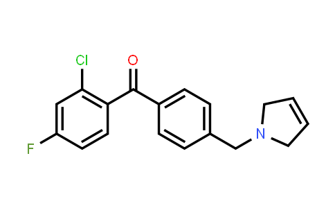 (2-Chloro-4-fluorophenyl)[4-(2,5-dihydro-1H-pyrrol-1-ylmethyl)phenyl]methanone