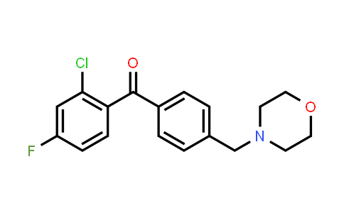 (2-Chloro-4-fluorophenyl)[4-(4-morpholinylmethyl)phenyl]methanone
