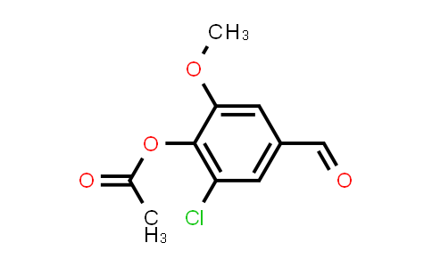 2-Chloro-4-formyl-6-methoxyphenyl acetate