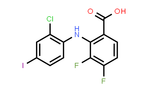 2-(2-Chloro-4-iodophenylamino)-3,4-difluorobenzoic acid