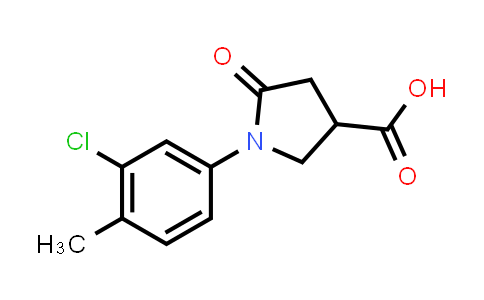 1-(3-Chloro-4-methylphenyl)-5-oxopyrrolidine-3-carboxylic acid