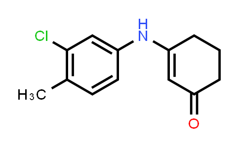 3-[(3-Chloro-4-methylphenyl)amino]cyclohex-2-en-1-one