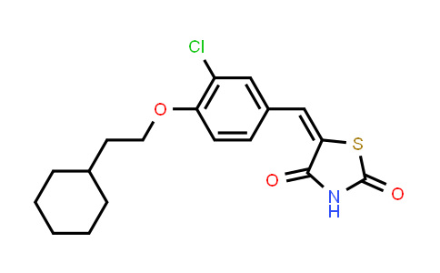 5-[[3-Chloro-4-(2-cyclohexylethoxy)phenyl]methylene]-2,4-thiazolidinedione