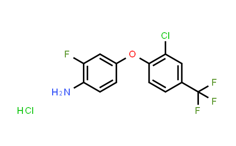 4-[2-Chloro-4-(Trifluoromethyl)Phenoxy]-2-Fluoroaniline Hydrochloride (1:1)