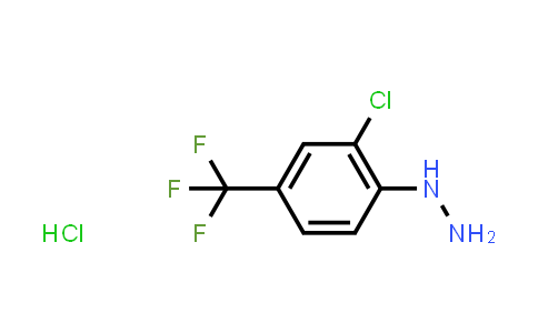 [2-Chloro-4-(trifluoromethyl)phenyl]hydrazine hydrochloride