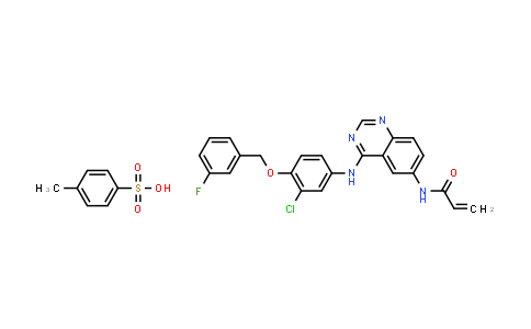 N-[4-[[3-Chloro-4-[(3-fluorophenyl)methoxy]phenyl]amino]-6-quinazolinyl]-2-propenamide 4-methylbenzenesulfonate