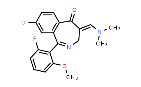 8-Chloro-4-[(dimethylamino)methylene]-1-(2-fluoro-6-methoxyphenyl)-3,4-dihydro-5H-2-benzazepin-5-one