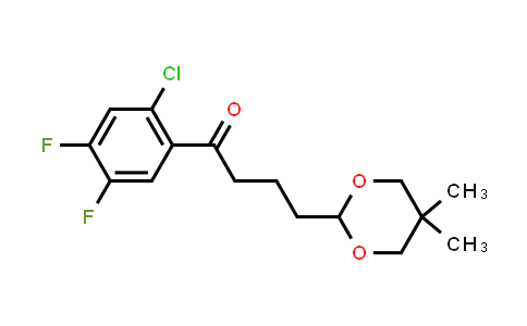 1-(2-Chloro-4,5-difluorophenyl)-4-(5,5-dimethyl-1,3-dioxan-2-yl)-1-butanone