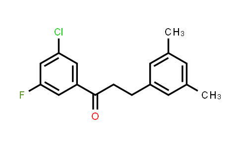 1-(3-Chloro-5-fluorophenyl)-3-(3,5-dimethylphenyl)-1-propanone