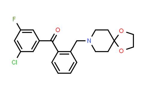 (3-Chloro-5-fluorophenyl)[2-(1,4-dioxa-8-azaspiro[4.5]dec-8-ylmethyl)phenyl]methanone