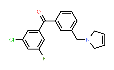 (3-Chloro-5-fluorophenyl)[3-(2,5-dihydro-1H-pyrrol-1-ylmethyl)phenyl]methanone