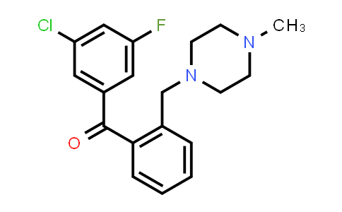 (3-Chloro-5-fluorophenyl){2-[(4-methyl-1-piperazinyl)methyl]phenyl}methanone