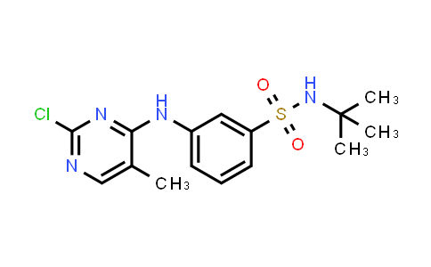 3-[(2-Chloro-5-methyl-4-pyrimidinyl)amino]-N-(tert-butyl)benzenesulfonamide
