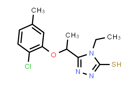 5-[1-(2-Chloro-5-methylphenoxy)ethyl]-4-ethyl-4H-1,2,4-triazole-3-thiol
