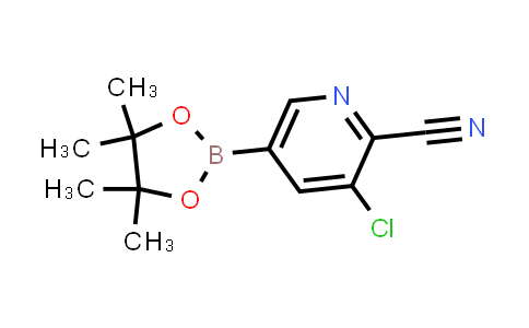 3-Chloro-5-(4,4,5,5-tetramethyl-1,3,2-dioxaborolan-2-yl)picolinonitrile