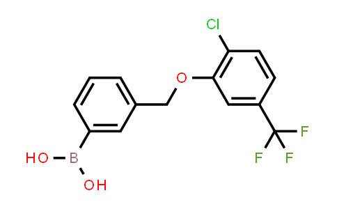 (3-{[2-Chloro-5-(trifluoromethyl)phenoxy]methyl}phenyl)boronic acid