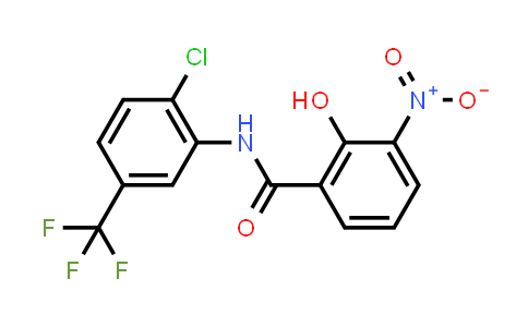 N-[2-Chloro-5-(Trifluoromethyl)Phenyl]-2-Hydroxy-3-Nitrobenzamide