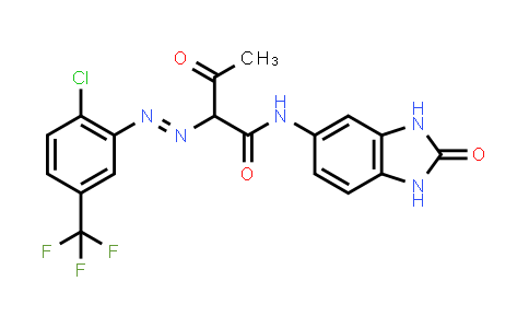 2-[[2-Chloro-5-(Trifluoromethyl)Phenyl]Azo]-N-(2,3-Dihydro-2-Oxo-1H-Benzimidazol-5-Yl)-3-Oxobutyramide