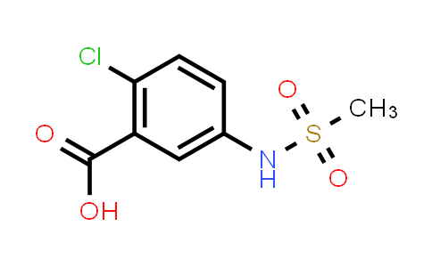 2-Chloro-5-[(methylsulfonyl)amino]benzoic acid