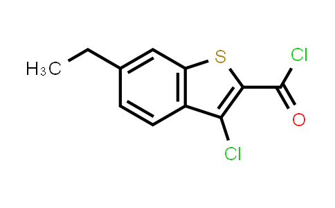 3-Chloro-6-ethyl-1-benzothiophene-2-carbonyl chloride