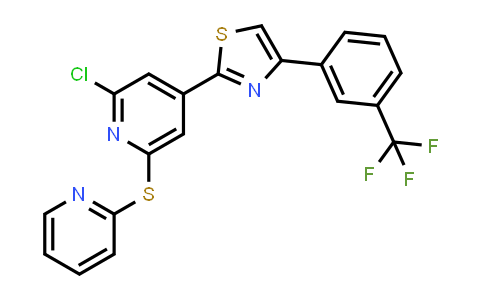 2-Chloro-6-(2-Pyridinylsulfanyl)-4-{4-[3-(Trifluoromethyl)Phenyl]-1,3-Thiazol-2-Yl}Pyridine
