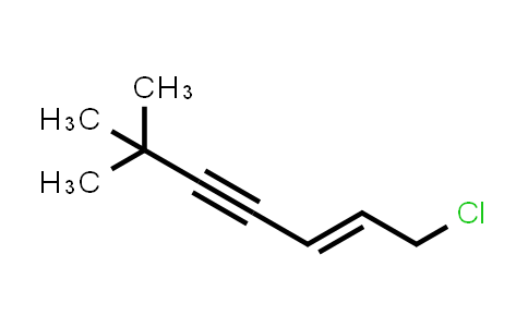 1-Chloro-6,6-dimethyl-2-heptene-4-yne (90:10 E:Z)