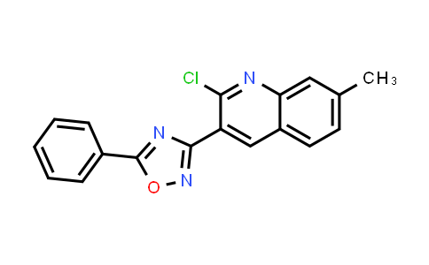 2-Chloro-7-methyl-3-(5-phenyl-1,2,4-oxadiazol-3-yl)quinoline