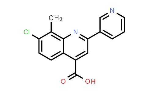 7-Chloro-8-methyl-2-pyridin-3-ylquinoline-4-carboxylic acid