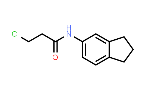 3-Chloro-N-2,3-dihydro-1H-inden-5-ylpropanamide