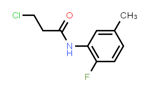 3-Chloro-N-(2-fluoro-5-methylphenyl)propanamide