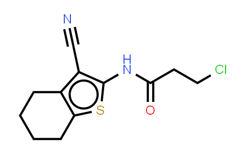 3-chloro-n-(3-cyano-4,5,6,7-tetrahydro-1-benzothiophen-2-yl)propanamide
