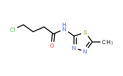 4-Chloro-N-(5-methyl-1,3,4-thiadiazol-2-yl)butanamide