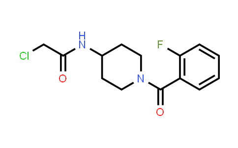2-Chloro-N-[1-(2-fluorobenzoyl)-4-piperidinyl]acetamide