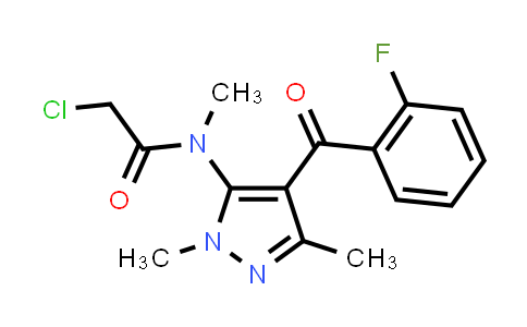 2-Chloro-N-[4-(2-Fluorobenzoyl)-1,3-Dimethyl-1H-Pyrazol-5-Yl]-N-Methylacetamide