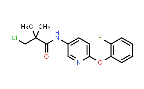 3-Chloro-N-[6-(2-Fluorophenoxy)-3-Pyridinyl]-2,2-Dimethylpropanamide