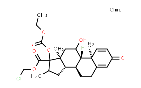 Chloromethyl 9-fluoro-17-ethoxycarbonyloxy-11-hydroxy-16-methylandrosta-1,4-dien-3-one-17-carboxylate