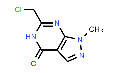 6-(Chloromethyl)-1-methyl-1,5-dihydro-4H-pyrazolo[3,4-d]pyrimidin-4-one