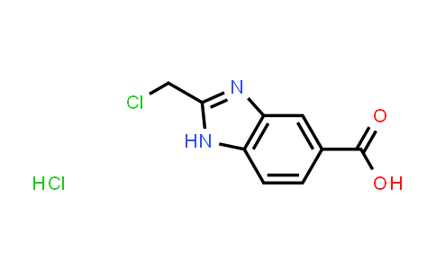 2-(Chloromethyl)-1H-benzimidazole-5-carboxylic acid hydrochloride