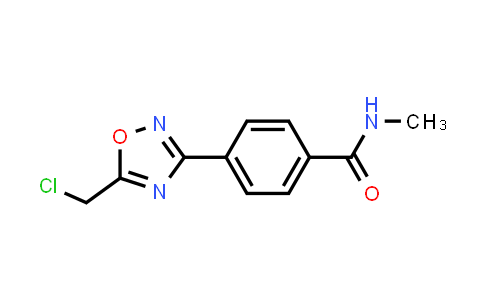 4-[5-(Chloromethyl)-1,2,4-oxadiazol-3-yl]-N-methylbenzamide