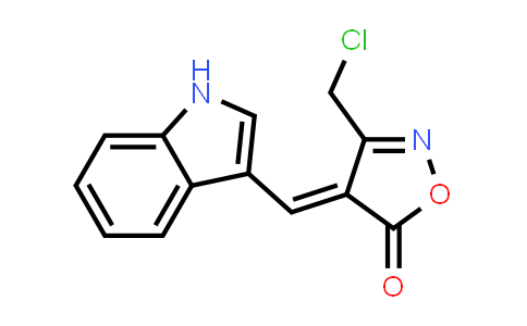 (4E)-3-(Chloromethyl)-4-(1H-indol-3-ylmethylene)isoxazol-5(4H)-one