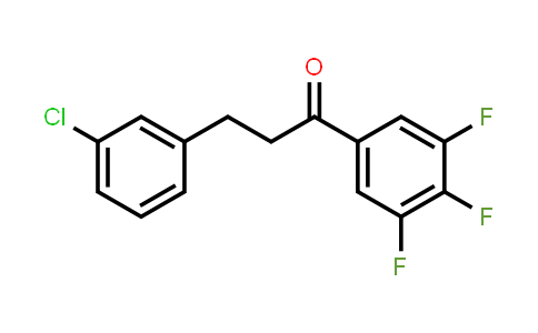 3-(3-Chlorophenyl)-1-(3,4,5-trifluorophenyl)-1-propanone