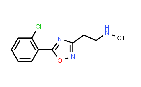 {2-[5-(2-Chlorophenyl)-1,2,4-oxadiazol-3-yl]ethyl}methylamine