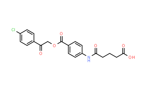 5-[(4-{[2-(4-Chlorophenyl)-2-oxoethoxy]carbonyl}phenyl)amino]-5-oxopentanoic acid